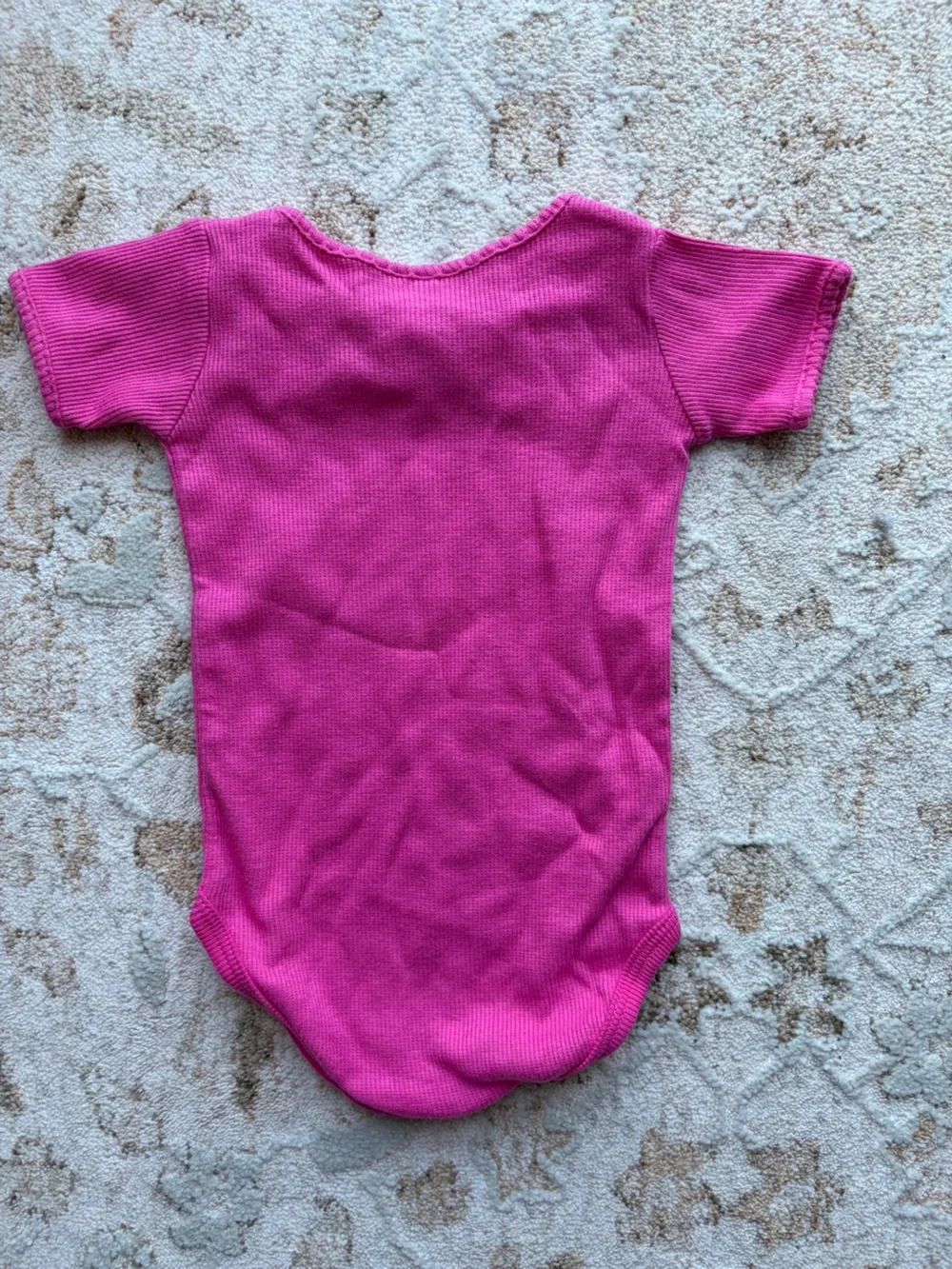 NWT! Vintage 90’s Children’s Place Magenta Bow Appliqué Onesie